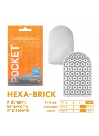 Карманный мастурбатор HEXA-BRICK - Tenga - в Красногорске купить с доставкой