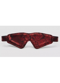 Двусторонняя красно-черная маска на глаза Reversible Faux Leather Blindfold - Fifty Shades of Grey - купить с доставкой в Красногорске