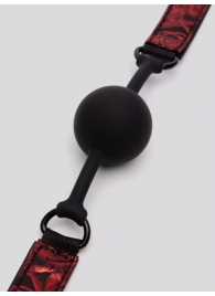 Кляп-шар на двусторонних ремешках Reversible Silicone Ball Gag - Fifty Shades of Grey - купить с доставкой в Красногорске