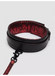Стильный ошейник с поводком Reversible Faux Leather Collar and Lead - Fifty Shades of Grey - купить с доставкой в Красногорске