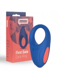 Синее эрекционное кольцо RRRING First Date Cock Ring - FeelzToys - в Красногорске купить с доставкой