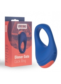 Синее эрекционное кольцо RRRING Dinner Date Cock Ring - FeelzToys - в Красногорске купить с доставкой