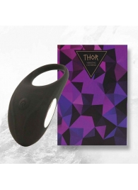 Черное эрекционное виброкольцо Thor Cockring - FeelzToys - в Красногорске купить с доставкой