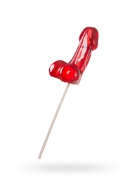 Красный леденец в форме фаллоса со вкусом виски - Sosuчki - купить с доставкой в Красногорске