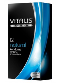 Классические презервативы VITALIS PREMIUM natural - 12 шт. - Vitalis - купить с доставкой в Красногорске