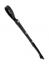 Чёрная плетка Deluxe Cat O  Nine - 62 см. - Pipedream - купить с доставкой в Красногорске