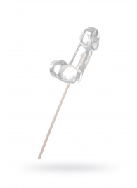 Прозрачный леденец в форме фаллоса со вкусом пина колады - Sosuчki - купить с доставкой в Красногорске