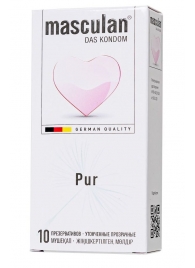 Супертонкие презервативы Masculan Pur - 10 шт. - Masculan - купить с доставкой в Красногорске