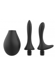 Черный анальный душ Nexus Anal Douche Set с 2 сменными насадками - Nexus Range - купить с доставкой в Красногорске