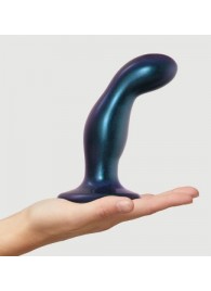 Темно-синяя насадка Strap-On-Me Dildo Plug Snaky size M - Strap-on-me - купить с доставкой в Красногорске
