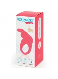 Розовое эрекционное виброкольцо Happy Rabbit Rechargeable Rabbit Cock Ring - Happy Rabbit - в Красногорске купить с доставкой