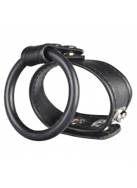 Двойное кольцо выносливости на пенис DUAL STAMINA RING - BlueLine - в Красногорске купить с доставкой