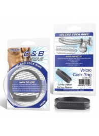 Кольцо на пенис из искусственной кожи на липучке VELCRO COCK RING - 5 см. - BlueLine - в Красногорске купить с доставкой