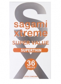 Ультратонкие презервативы Sagami Xtreme Superthin - 36 шт. - Sagami - купить с доставкой в Красногорске