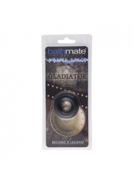 Чёрное эрекционное кольцо Gladiator - Bathmate - в Красногорске купить с доставкой
