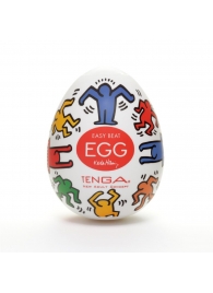 Мастурбатор-яйцо Keith Haring EGG DANCE - Tenga - в Красногорске купить с доставкой