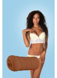 Коричневый мастурбатор-вагина BRIANNA - Dream Toys - в Красногорске купить с доставкой