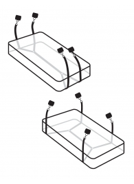 Фиксаторы для кровати WRAPAROUND MATTRESS RESTRAIN - Pipedream - купить с доставкой в Красногорске
