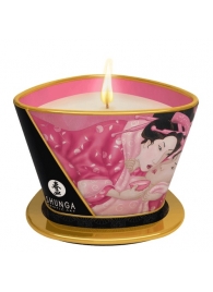 Массажная свеча Rose Petals с ароматом розы - 170 мл. - Shunga - купить с доставкой в Красногорске