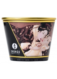 Массажная свеча Intoxicatin Chocolate с ароматом шоколада - 170 мл. - Shunga - купить с доставкой в Красногорске