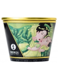 Массажная свеча Exotic Green Tea с ароматом зелёного чая - 170 мл. - Shunga - купить с доставкой в Красногорске