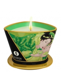 Массажная свеча Exotic Green Tea с ароматом зелёного чая - 170 мл. - Shunga - купить с доставкой в Красногорске