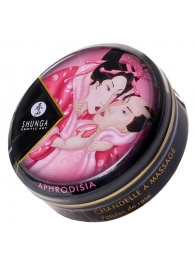 Массажная свеча Rose Petals с ароматом розы - 30 мл. - Shunga - купить с доставкой в Красногорске