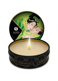 Массажная свеча Exotic Green Tea с ароматом зелёного чая - 30 мл. - Shunga - купить с доставкой в Красногорске