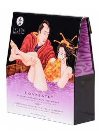 Соль для ванны Lovebath Sensual lotus, превращающая воду в гель - 650 гр. - Shunga - купить с доставкой в Красногорске