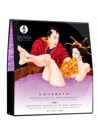 Соль для ванны Lovebath Sensual lotus, превращающая воду в гель - 650 гр. - Shunga - купить с доставкой в Красногорске