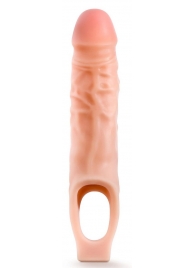 Телесная насадка на пенис 9 Inch Cock Sheath Extender - 22,2 см. - Blush Novelties - в Красногорске купить с доставкой