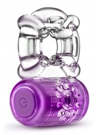 Фиолетовое эрекционное виброкольцо One Night Stand Vibrating C-Ring - Blush Novelties - в Красногорске купить с доставкой