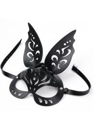 Черная ажурная маска  Зайка  с ушками - Crazy Handmade - купить с доставкой в Красногорске