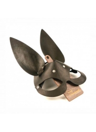 Черная гладкая маска  Зайка  с длинными ушками - Crazy Handmade - купить с доставкой в Красногорске