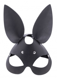 Черная гладкая маска  Зайка  с длинными ушками - Crazy Handmade - купить с доставкой в Красногорске