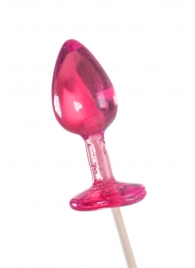 Розовый леденец  в форме анальной втулки со вкусом айриш крим - 29 гр. - Sosuчki - купить с доставкой в Красногорске