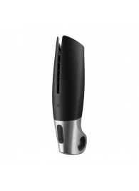 Черный мастурбатор с вибрацией Power Masturbator - Satisfyer - в Красногорске купить с доставкой