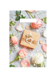 Полиэтиленовый пакет  Подарочек  с вырубной усиленной ручкой - 20 х 30 см. - Сима-Ленд - купить с доставкой в Красногорске