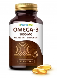 Пищевая добавка SuperCaps OMEGA-3 - 50 капсул (1000 мг) - SuperCaps - купить с доставкой в Красногорске