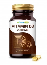 Пищевая добавка SuperCaps VITAMIN D3 2000 ME - 120 капсул - SuperCaps - купить с доставкой в Красногорске