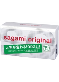 Ультратонкие презервативы Sagami Original 0.02 - 10 шт. - Sagami - купить с доставкой в Красногорске