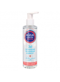 Гель-лубрикант на водной основе Aqua Comfort Aroma с ароматом персика - 195 гр. - Биоритм - купить с доставкой в Красногорске