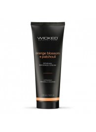 Массажный легкий крем WICKED Orange Blossom plus Patchouli - 120 мл. - Wicked - купить с доставкой в Красногорске