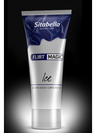 Силиконовая гель-смазка FLIRT MAGIC Ice с лёгким пролонгирующим эффектом - 75 мл. - Sitabella - купить с доставкой в Красногорске