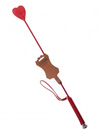 Стек с красным наконечником-сердечком - 70 см. - Sitabella - купить с доставкой в Красногорске