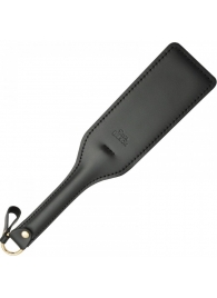 Черная кожаная шлепалка SitaBlack - 30 см. - Sitabella - купить с доставкой в Красногорске