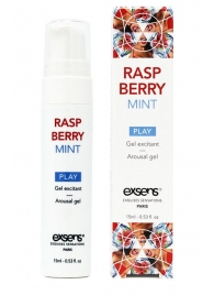 Возбуждающий гель Raspberry Mint с ароматом малины и мяты - 15 мл. - Exsens - купить с доставкой в Красногорске