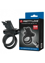 Черное эрекционное виброкольцо Passionate Ring IX - Baile - в Красногорске купить с доставкой
