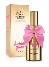 Гель с ароматом жвачки Bubblegum 2-in-1 Scented Silicone Massage And Intimate Gel - 100 мл. - Bijoux Indiscrets - купить с доставкой в Красногорске