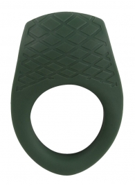 Зеленое эрекционное виброкольцо Luxurious Vibro Cock Ring - Orion - в Красногорске купить с доставкой